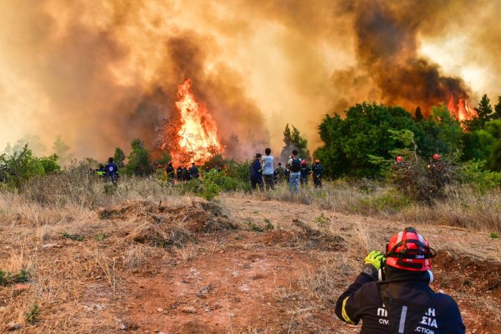 Χάρτης κινδύνου πυρκαγιάς στην Ελλάδα