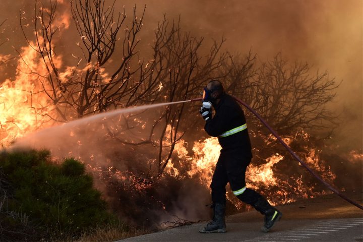 Πυρκαγιά στην Κάλυμνο