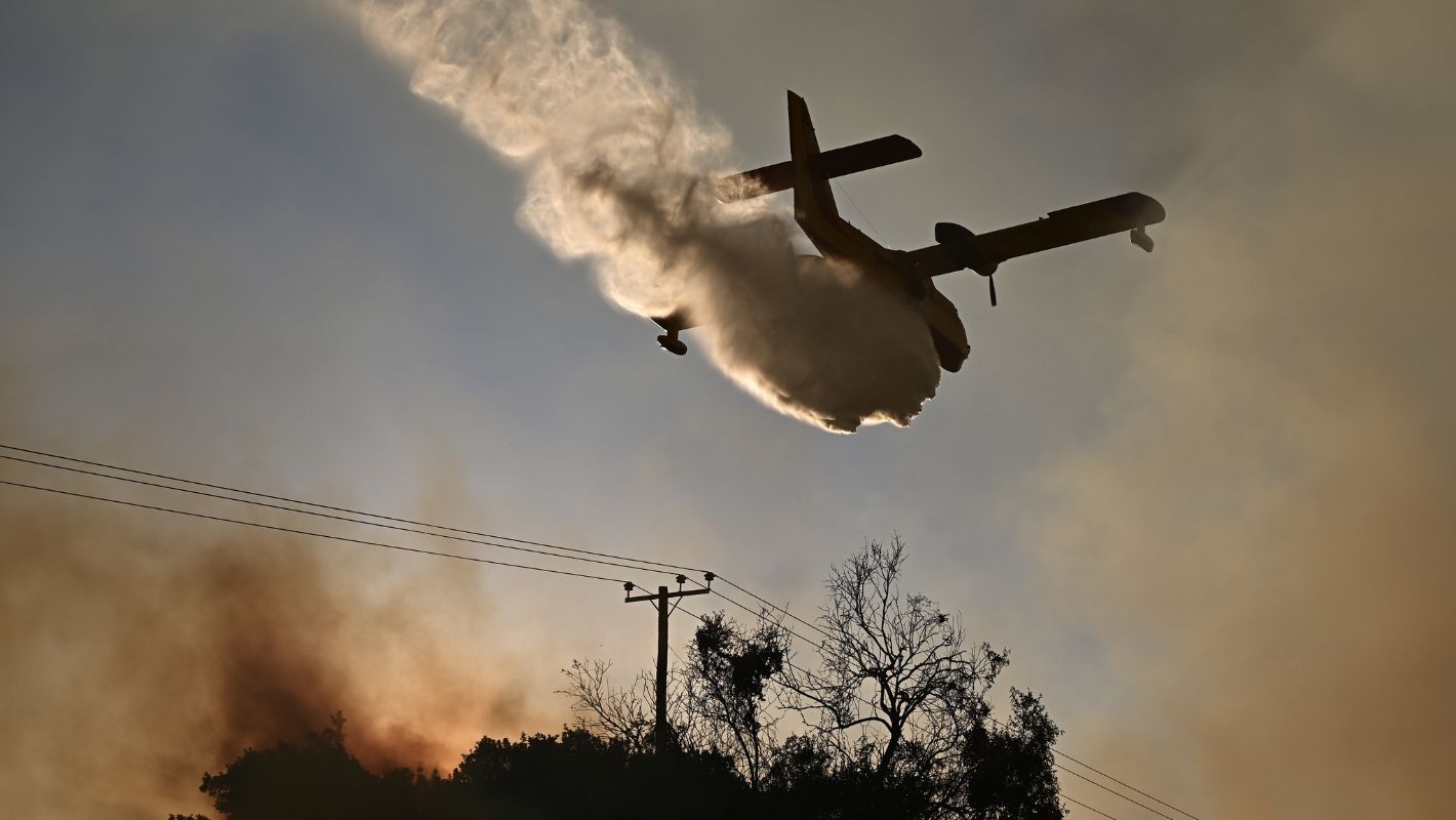 Πυρκαγιά σε δασική έκταση στην Θεσσαλονίκη