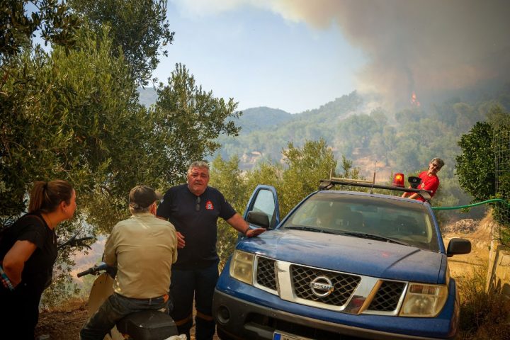 Πυρκαγιά σε χωματερή στη Λήμνο