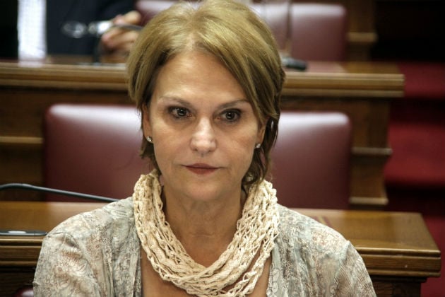 Η Μαρία Ρεπούση, πρώην διευθύντρια του Ινστιτούτου Νίκος Πουλαντζάς.