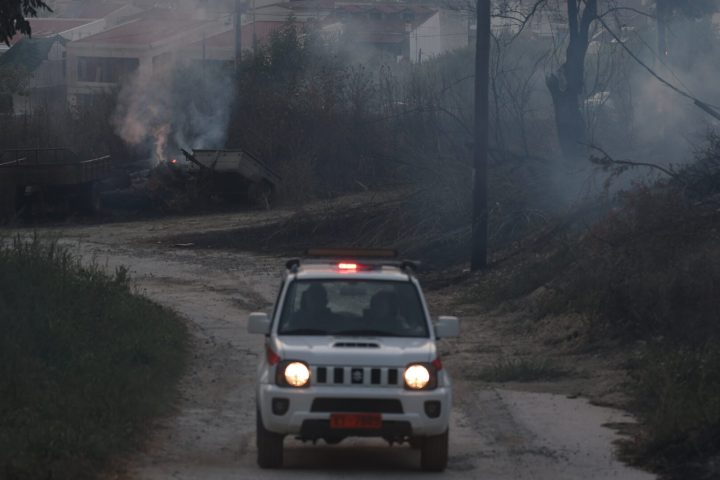 Χάρτης με τις περιοχές που αναμένεται να επηρεαστούν από τους ισχυρούς ανέμους