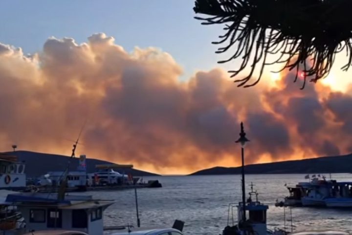 Πυρκαγιά στη Σκύρο