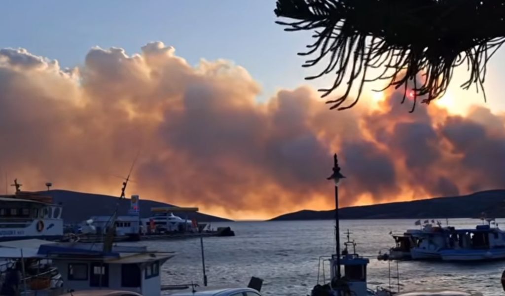 Πυρκαγιά στη Σκύρο