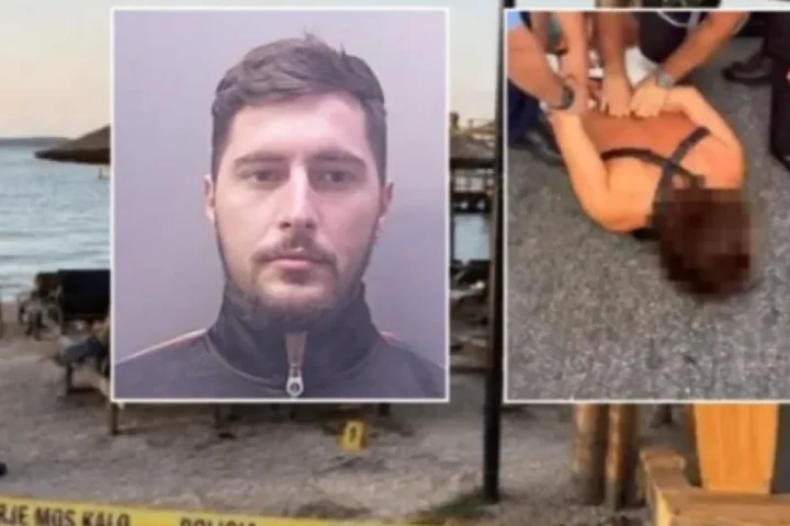 Εικόνα από την παραλία Εξαμίλι στην Αλβανία